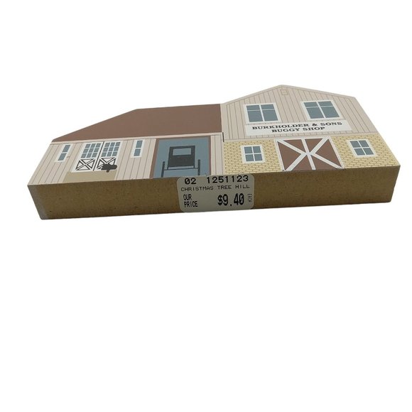 Cat's Meow Village Burkholder & Sons Buggy Shop Amish Craftsmen Series Signed - Picture 6 of 8